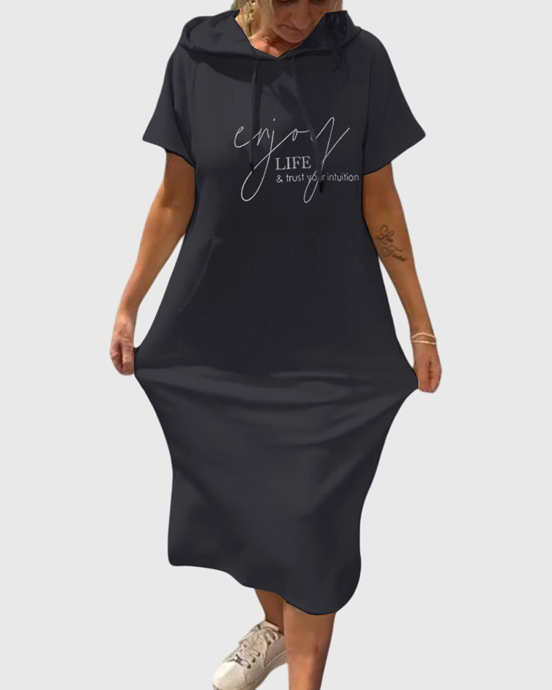 Marlowe™ | Robe sweat à capuche décontractée