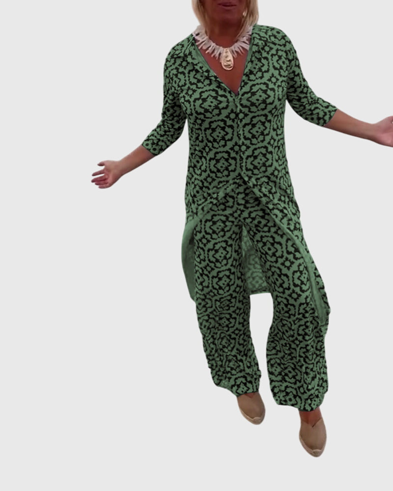 Gabriella™ | Ensemble Deux-Pièces Vintage Élégant