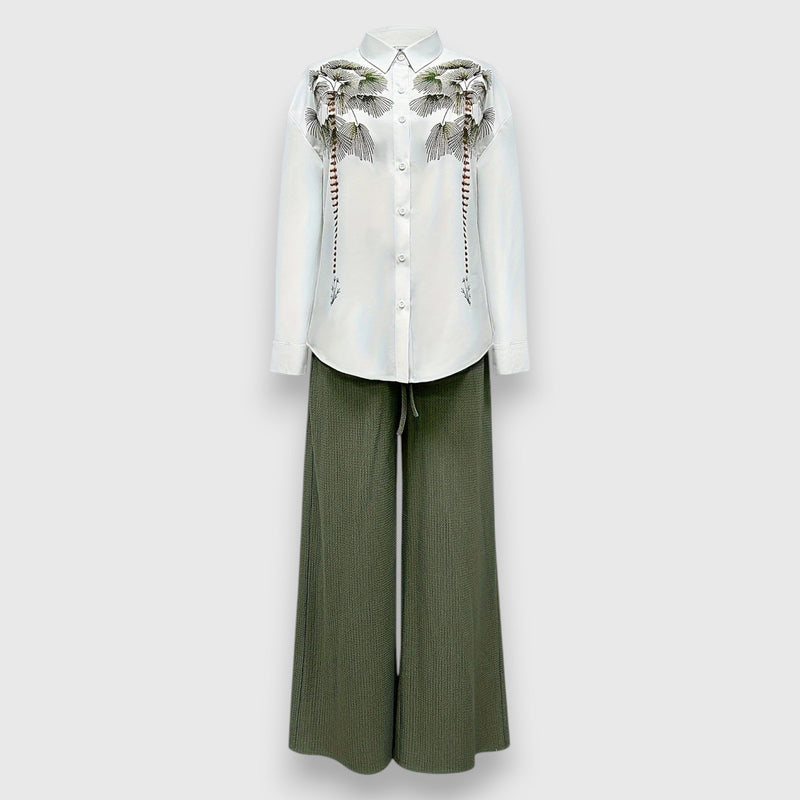 Ensemble avec style bicolore