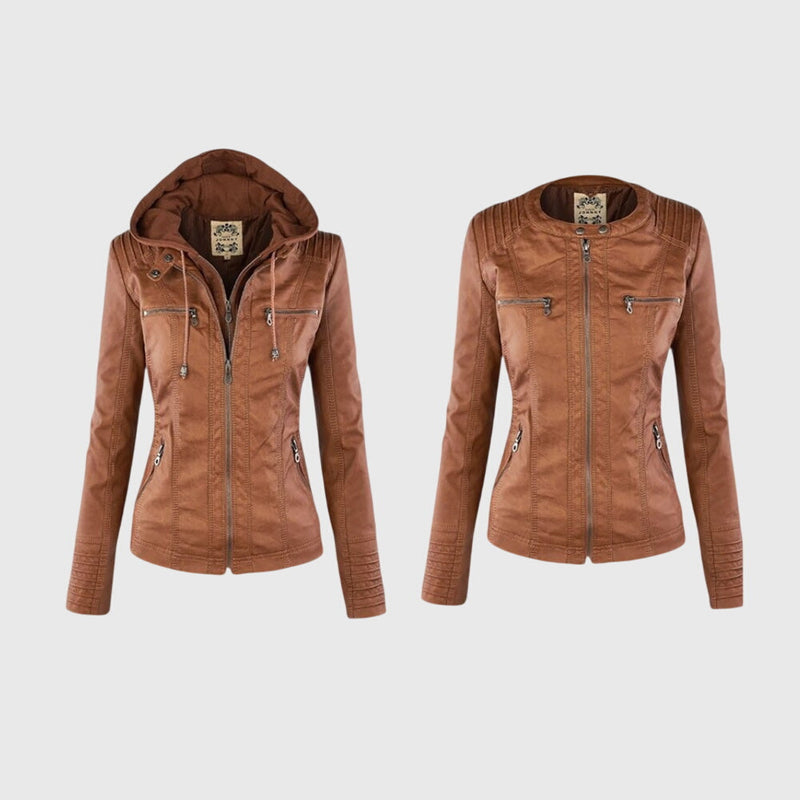 KAROLINE™ La veste en cuir élégante et unique