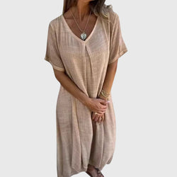 Fiona™ – Robe élégante légère à col en V