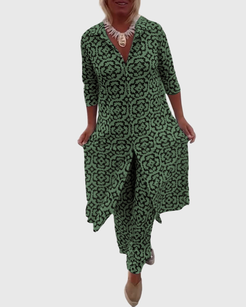 Gabriella™ | Ensemble Deux-Pièces Vintage Élégant