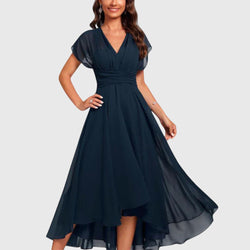 Christina™ | Robe trapèze à col en V