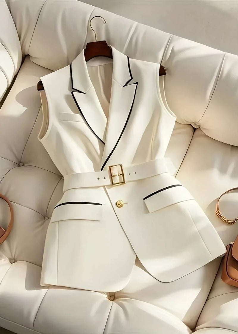 Sophia™ - Gilet élégant avec ceinture