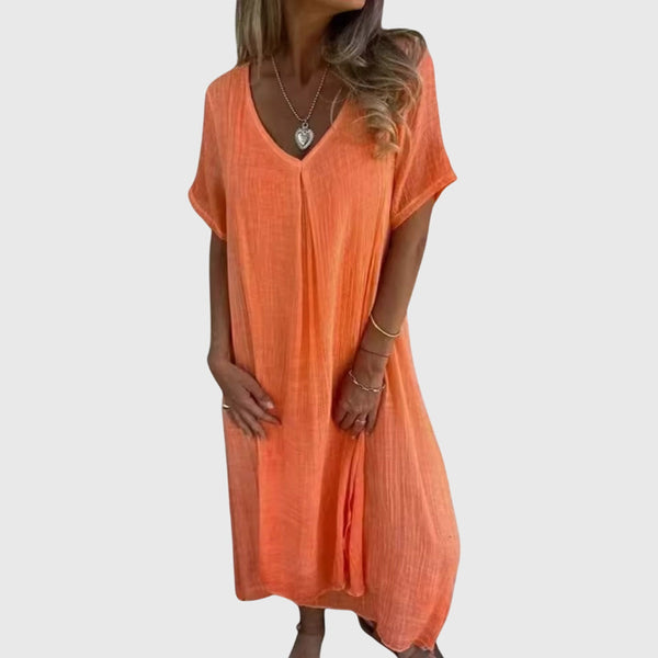 Fiona™ – Robe élégante légère à col en V