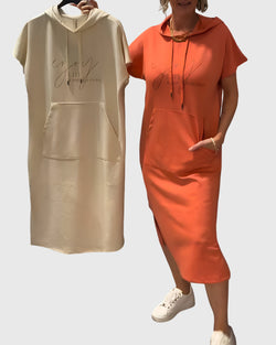 Marlowe™ | Robe sweat à capuche décontractée