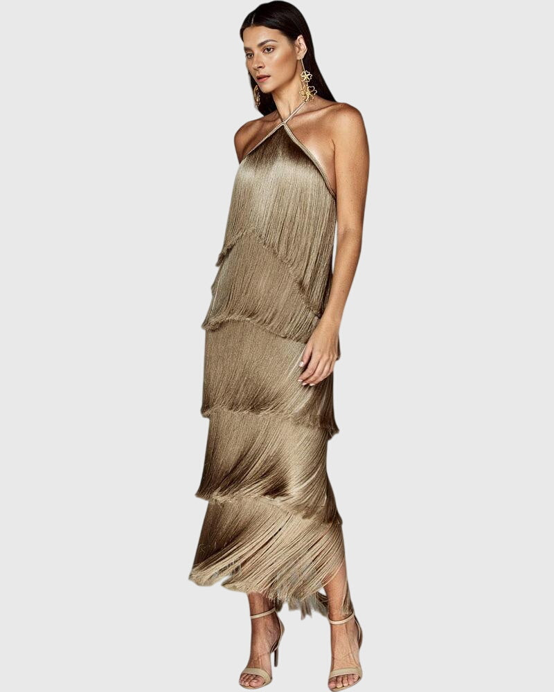 Artiselle™ - Robe à franges