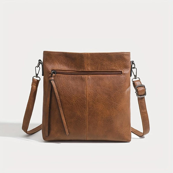 Addison™ Élégance Simple | Sac bandoulière carré rétro