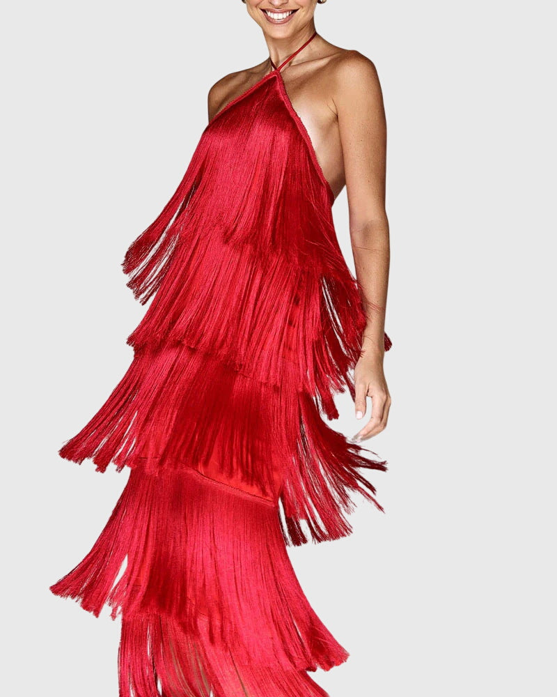 Artiselle™ - Robe à franges