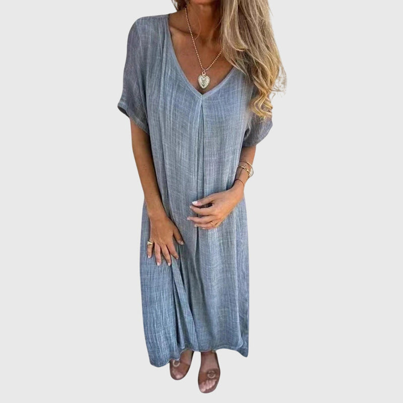 Fiona™ – Robe élégante légère à col en V