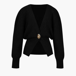 Alora | Pull-Cardigan Élégant
