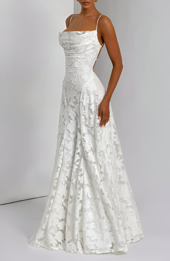 Franciszka™ | Robe longue en dentelle