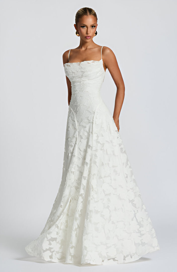 Franciszka™ | Robe longue en dentelle