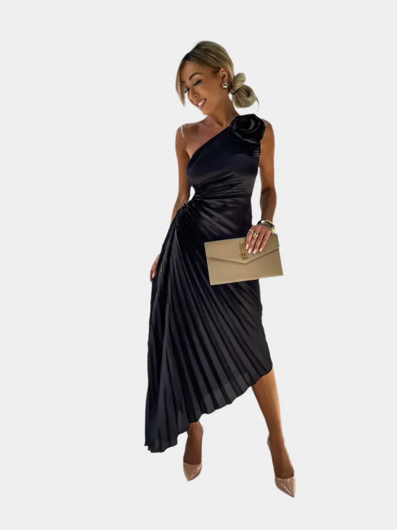 Robe florale avec des notes romantiques