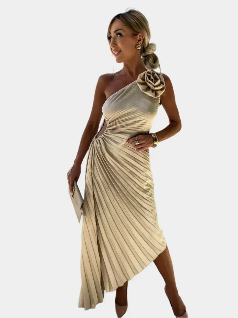 Robe florale avec des notes romantiques