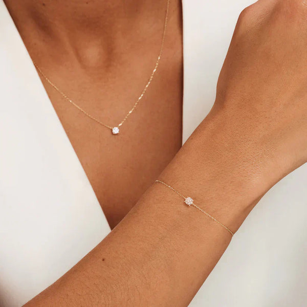 Cléa Ensemble de pierres Moissanite | Or