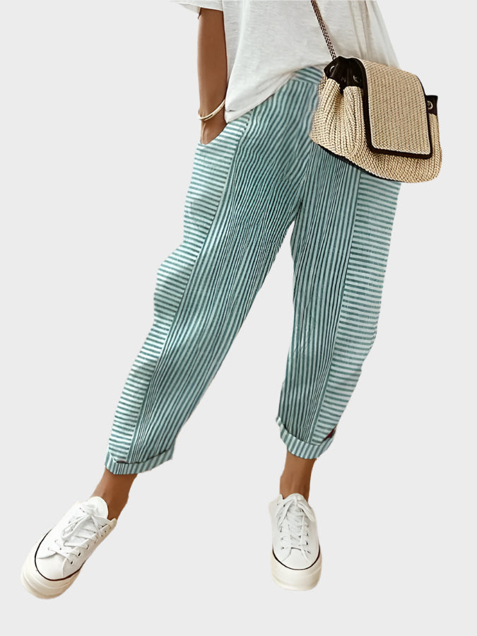 Pantalon rayé