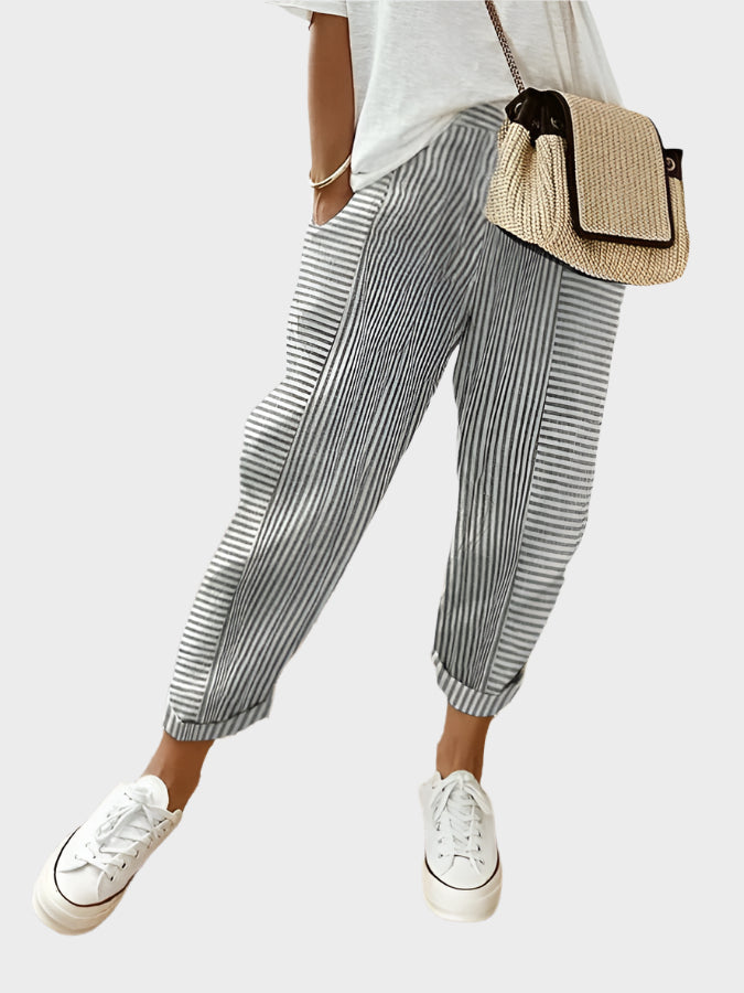 Pantalon rayé