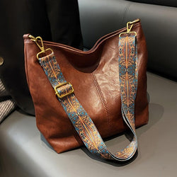 Alora - Sac bandoulière vintage en cuir PU