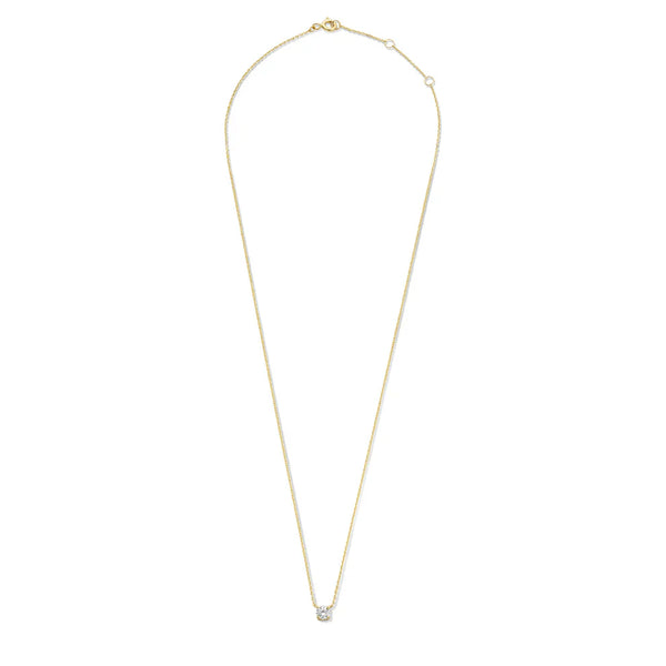 Collier pierre Moissanite Cléa | Or