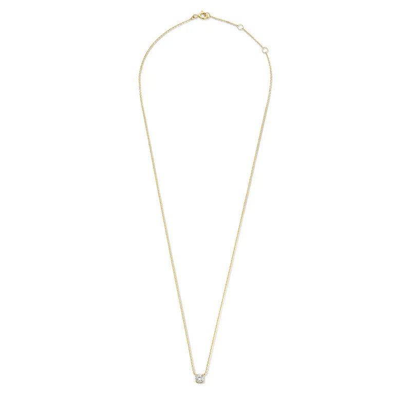 Collier pierre Moissanite Cléa | Or