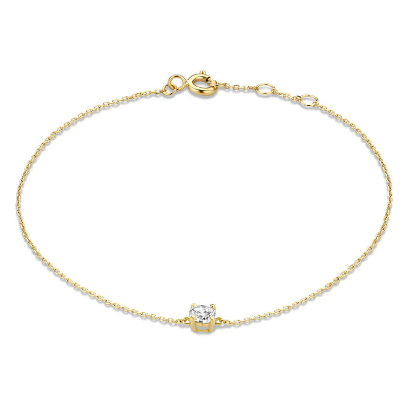Bracelet pierre Moissanite Cléa | Or