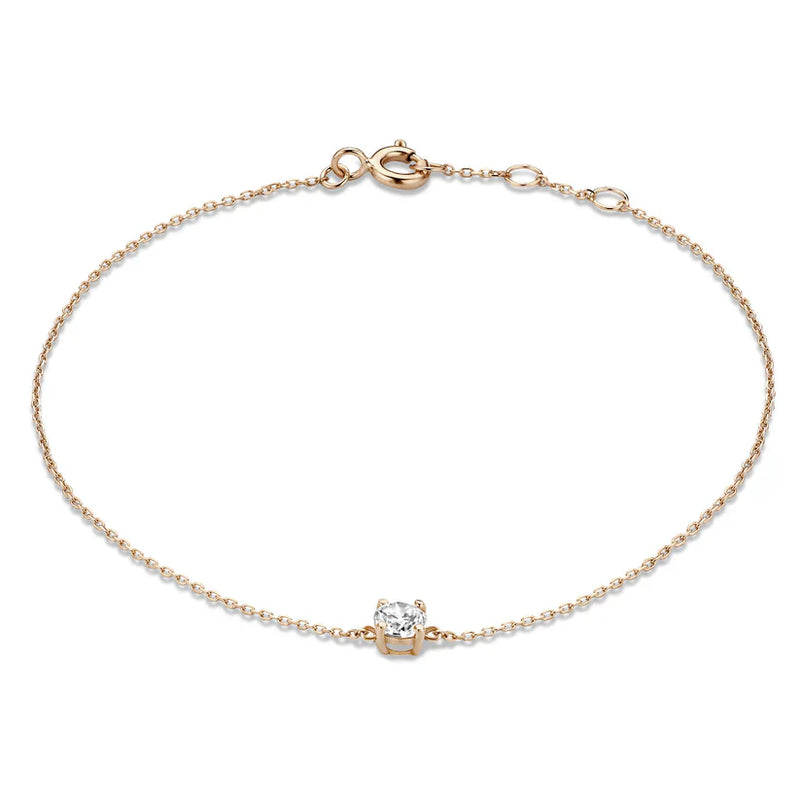 Bracelet pierre Moissanite Cléa | Or