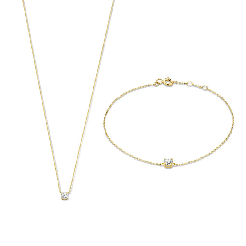 Cléa Ensemble de pierres Moissanite | Or