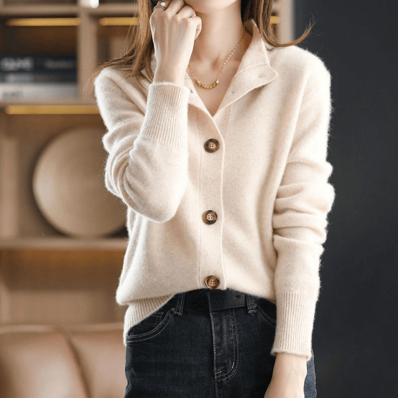 Anny - Cardigan en maille luxueux