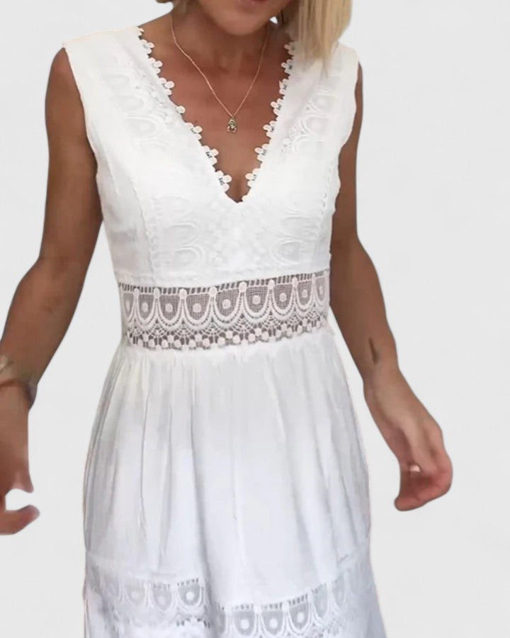 Alena | Robe midi élégante