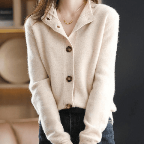 Anny - Cardigan en maille luxueux