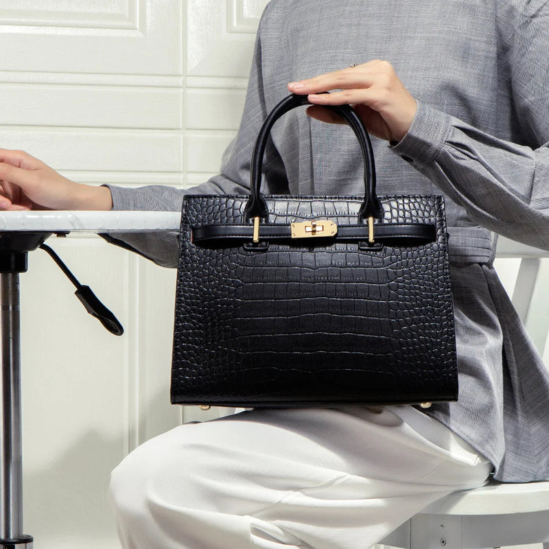 Scarlett™ - Ensemble de sacs Croco Allure Premium