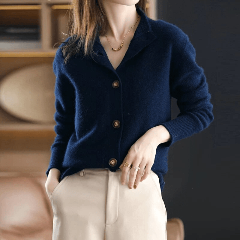 Anny - Cardigan en maille luxueux