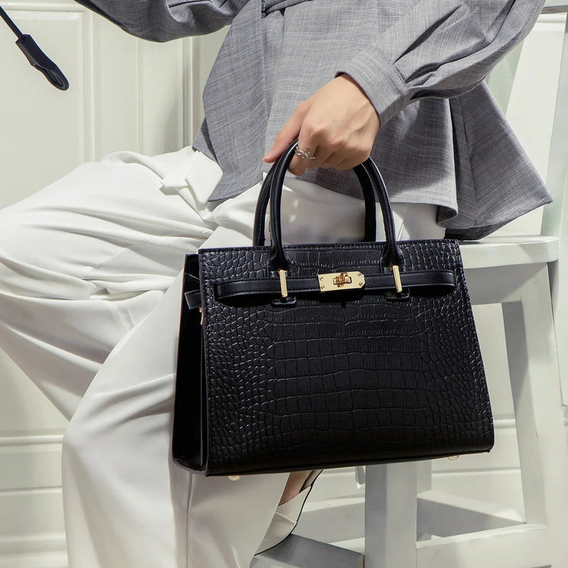 Scarlett™ - Ensemble de sacs Croco Allure Premium