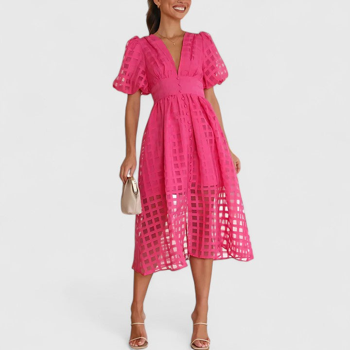 Elanqi | Robe midi élégante