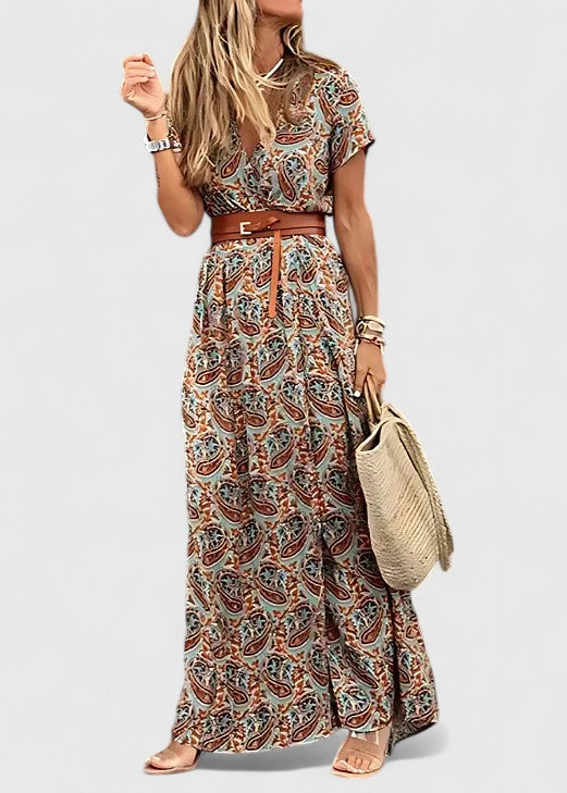 Lorraine | Robe Maxi Bohème Élégante