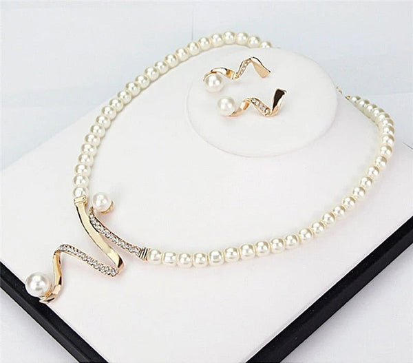 Aya™ | Ensemble collier et boucles d'oreilles