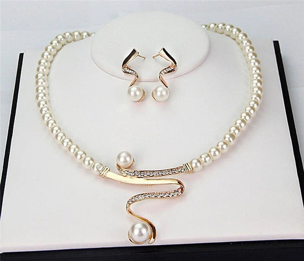 Aya™ | Ensemble collier et boucles d'oreilles