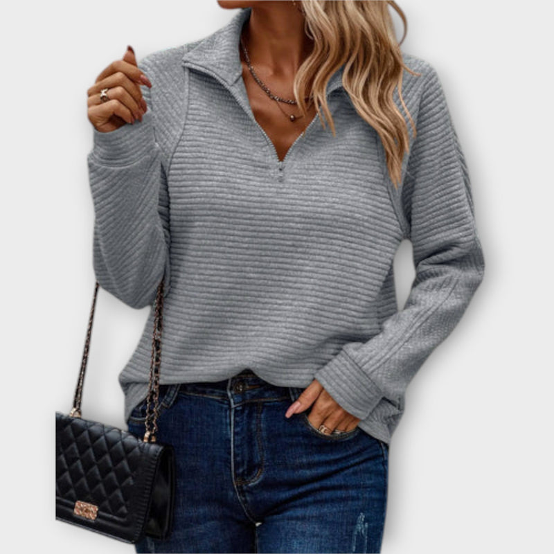 Vida | Pull-over à demi-fermeture éclair