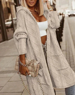 Johani | Cardigan à capuche longueur prolongée