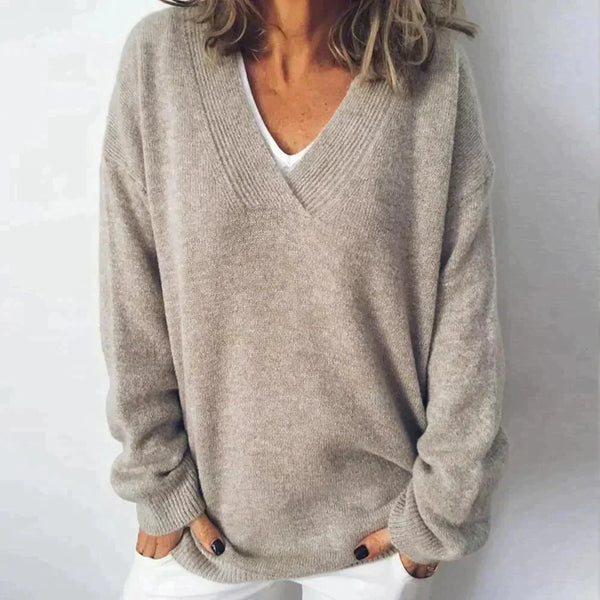Monika - Pull-over col en V