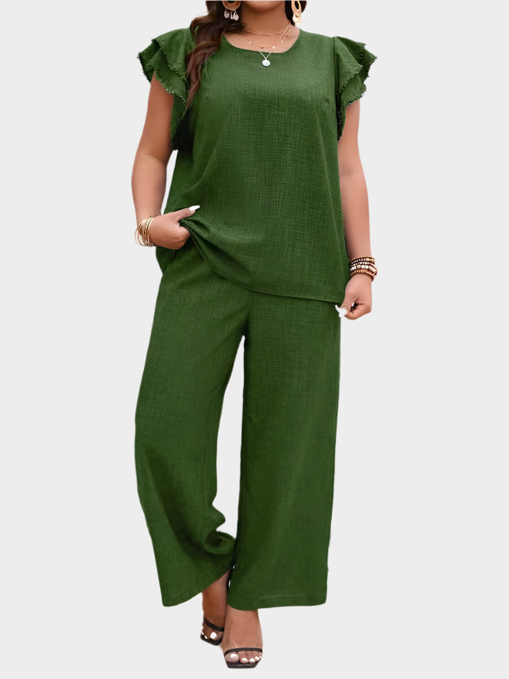 Ensemble de costume en lin