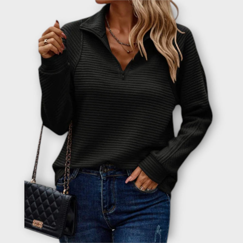 Vida | Pull-over à demi-fermeture éclair