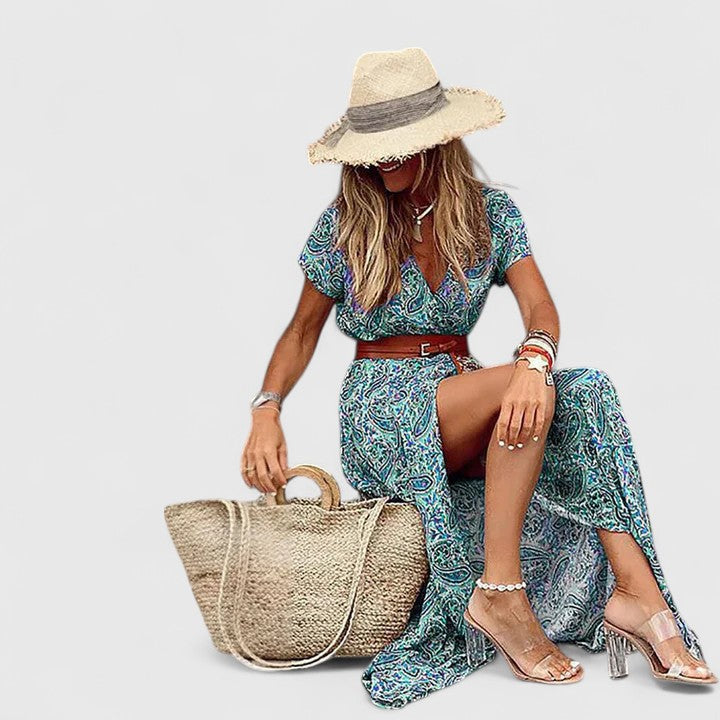 Lorraine | Robe Maxi Bohème Élégante