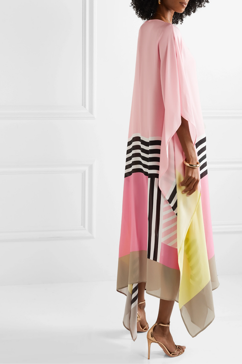 Rilinda | Kaftan élégant avec imprimé géométrique