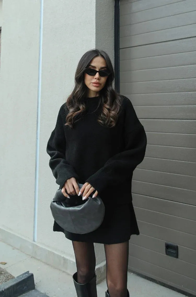 NEVA™ - Ensemble 2 pièces (Pull + Jupe)