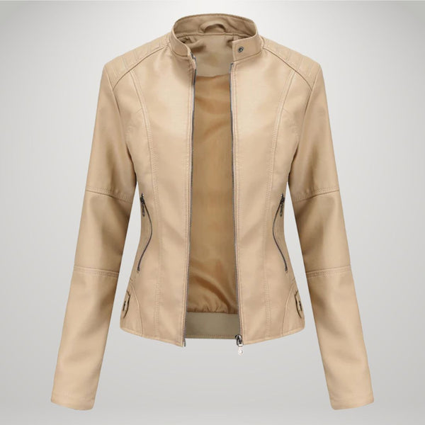 Lessy | Veste élégante en cuir synthétique