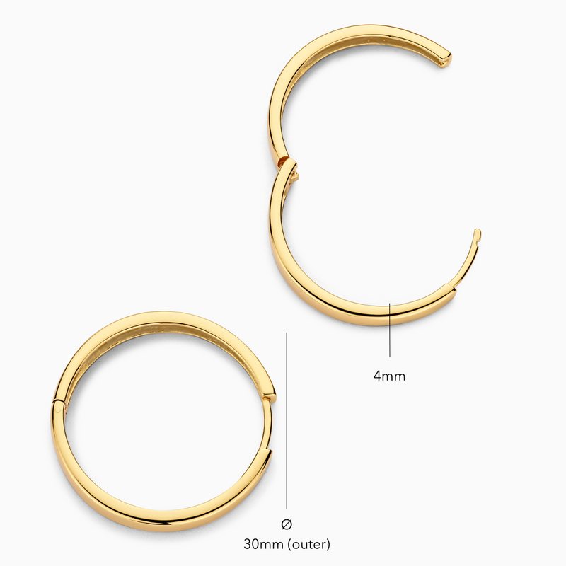 Boucles d'oreilles statement Gia | Or